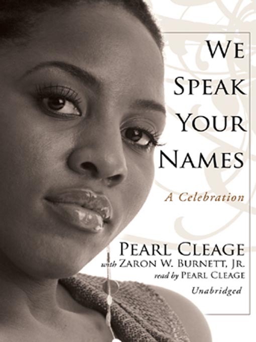 Title details for We Speak Your Names by Pearl Cleage - Wait list